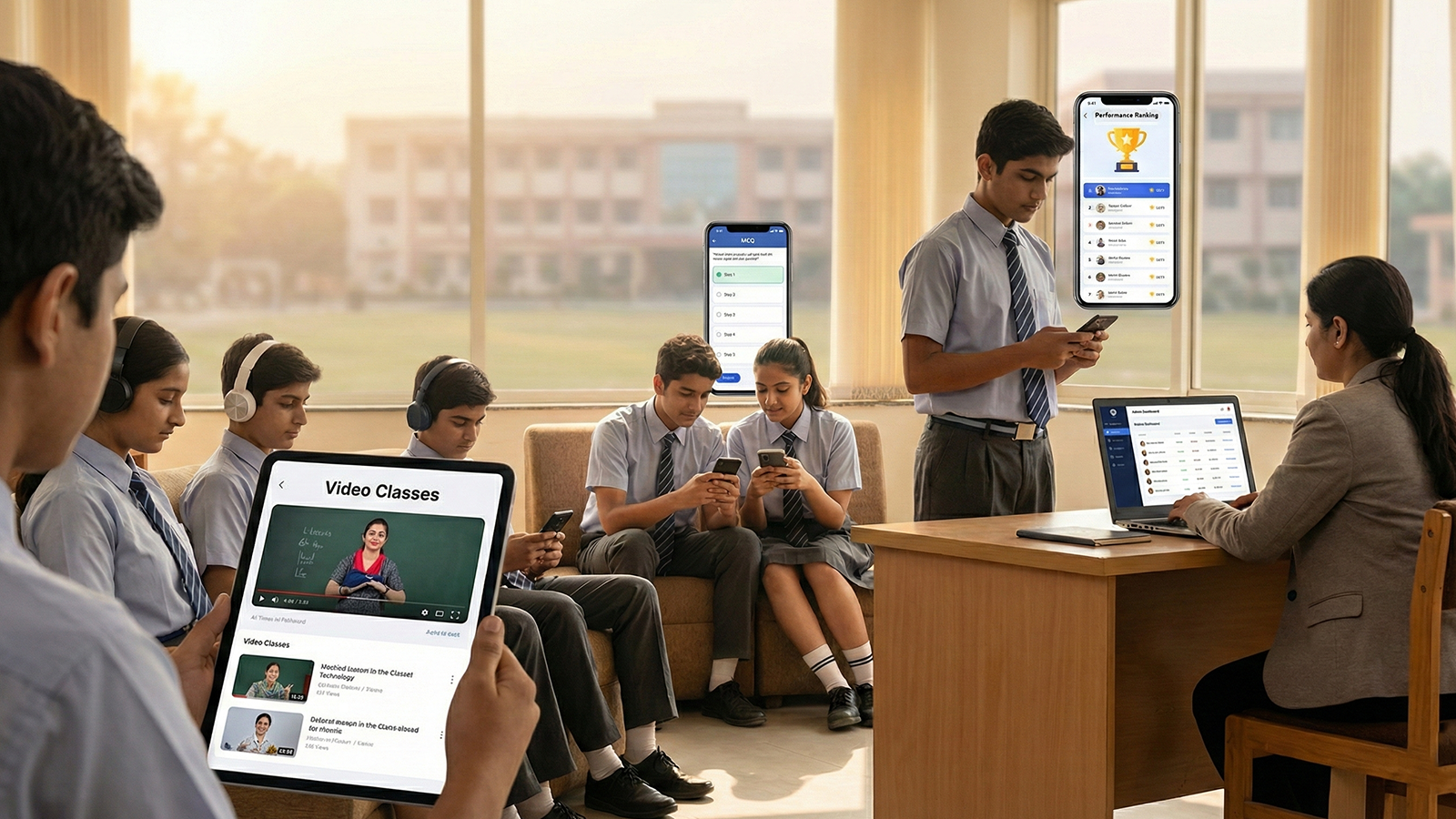 LMS & Curriculum Engine Dashboard Interface